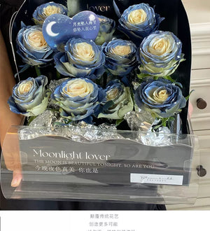 Moonlight lover PVC&Paper floral package combo set - 2pcs