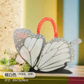 10 pcs PVC Transparent Flower Tote Bag - Butterfly Style | Premium Floral Packaging