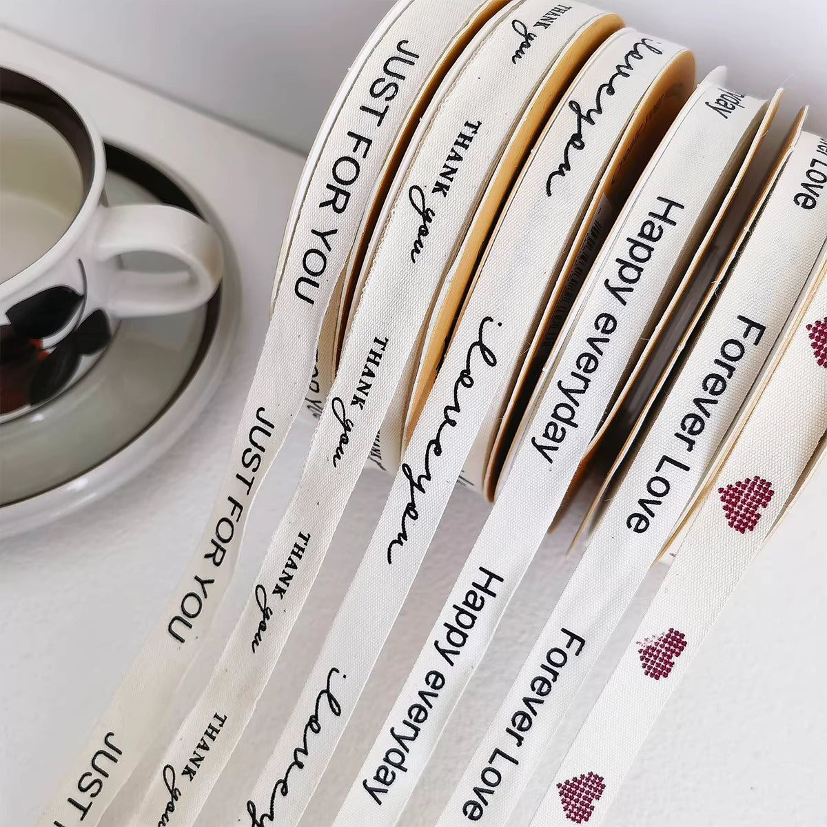 2026 new design cotton Ribbon stain 30 yard