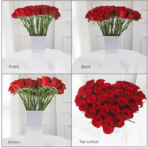 Love Heart Flower Arrangement Holder – 9pcs DIY Bouquet Tool