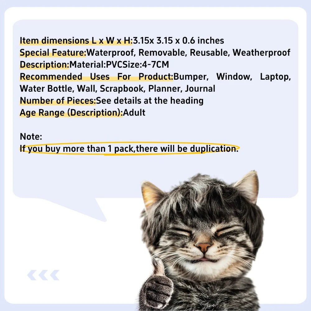 Transparent Butterfly Stickers–50pcs Waterproof Craft Decals