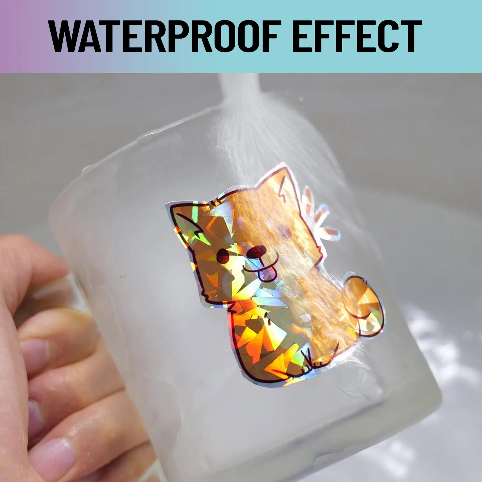 Diamond Glitter Printable Vinyl Sticker Paper – 10 Sheets A4