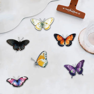Colorful Butterfly Stickers – 50pcs Waterproof DIY Decals